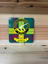 Load image into Gallery viewer, Scottish Clan Crest &amp; Tartan Coasters
