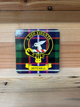 Load image into Gallery viewer, Scottish Clan Crest &amp; Tartan Coasters
