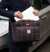 Load image into Gallery viewer, Harris Tweed Bowmont Messenger Bag
