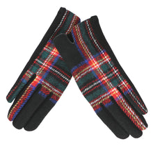 Load image into Gallery viewer, Traditional Ladies Tartan Touch Screen Gloves
