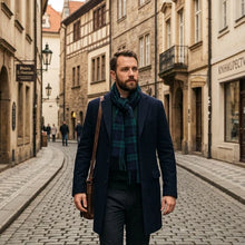 Load image into Gallery viewer, Black Watch Lambswool Tartan Scarf
