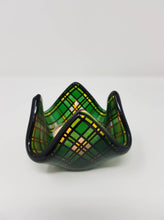Load image into Gallery viewer, Fused Glass Cape Breton Tartan Tea Light
