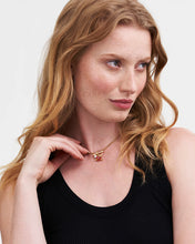 Load image into Gallery viewer, Fable English Rose Pearl Toggle Gold-Plated Necklace
