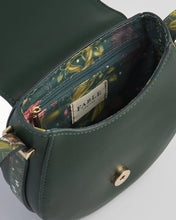 Load image into Gallery viewer, Fabel Catherine Row Into the Woods Green Saddle Bag
