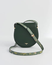 Load image into Gallery viewer, Fabel Catherine Row Into the Woods Green Saddle Bag
