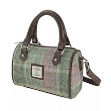 Load image into Gallery viewer, Harris Tweed Kilbride Mini Bowling Handbag with Shoulder Strap (21 Variants)
