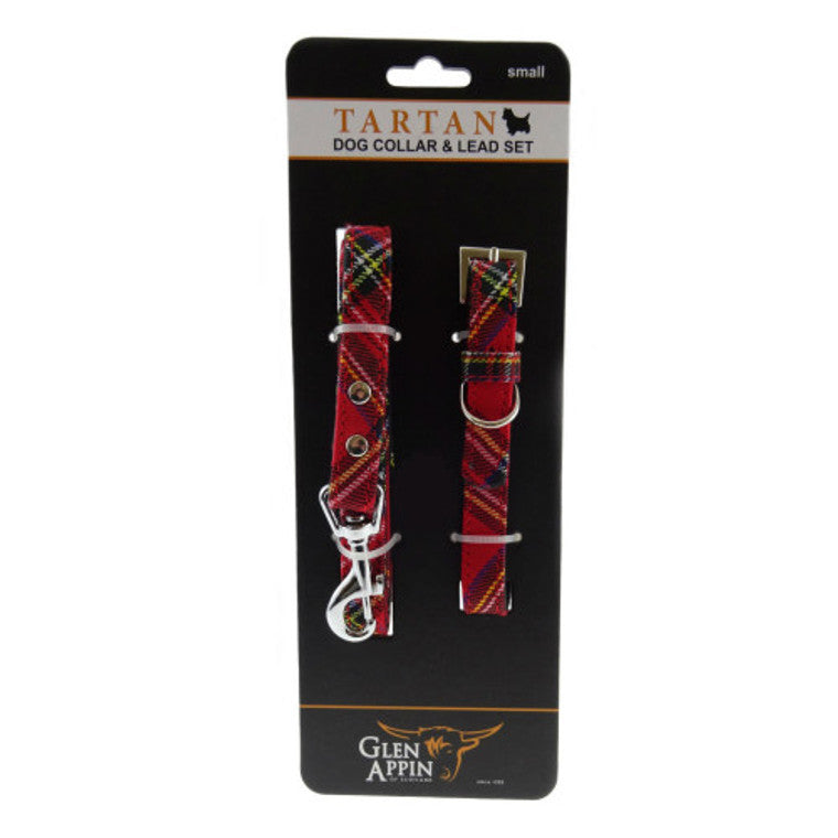 Tartan Dog Collar & Lead Set