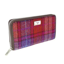 Load image into Gallery viewer, Harris Tweed “Staffa” Zip Wallet
