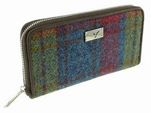 Load image into Gallery viewer, Harris Tweed “Staffa” Zip Wallet
