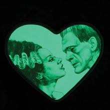 Load image into Gallery viewer, Glow in the Dark Heart Shape Frank with Bride Backpack
