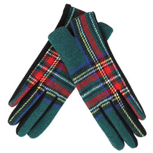 Load image into Gallery viewer, Traditional Ladies Tartan Touch Screen Gloves
