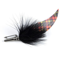 Load image into Gallery viewer, Printed Tartan Feather Mount
