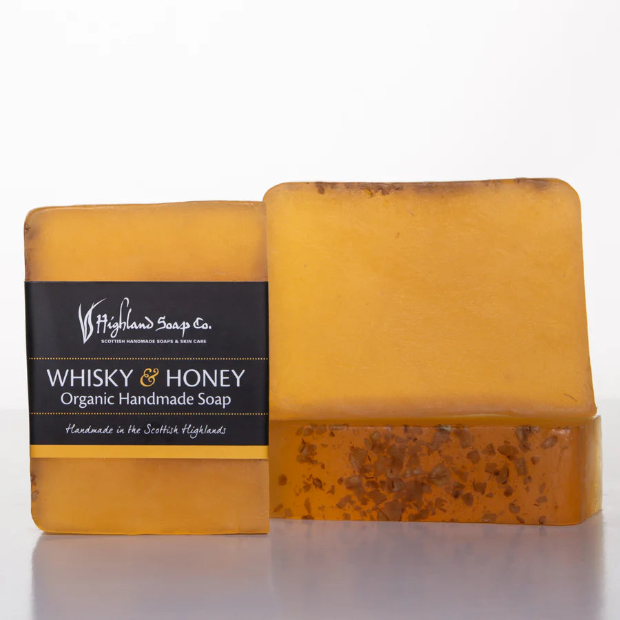 Highland Soap Co Whisky & Honey Organic Soap 150g