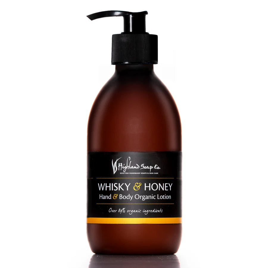 Highland Soap Co Whisky & Honey Hand & Body Lotion 300ml