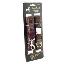 Load image into Gallery viewer, Harris Tweed Dog Collar &amp; Lead Set
