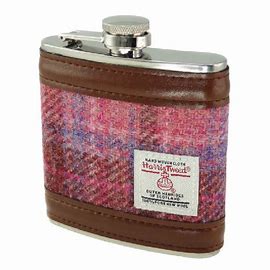 Harris Tweed 6oz Hip Flask