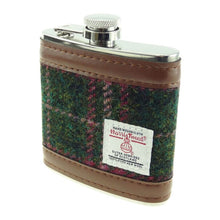 Load image into Gallery viewer, Harris Tweed 6oz Hip Flask
