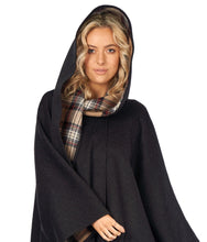 Load image into Gallery viewer, Jimmy Hourihan Knee Length Cape in Double-Face Cloth with Convertible Hood
