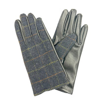 Load image into Gallery viewer, Mens Faux Leather Tartan Gloves
