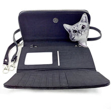 Load image into Gallery viewer, Peeking Cats Wallet
