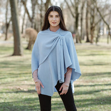 Load image into Gallery viewer, Saol Knitwear Lambswool Draped Shawl
