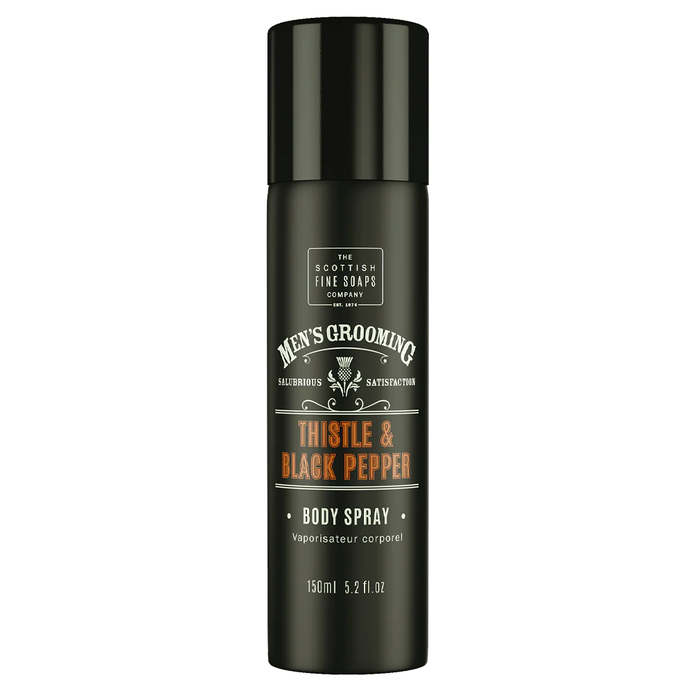 The Scottish Fine Soaps Co Thistle & Black Pepper Body Spray 150ml