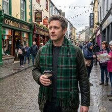 Load image into Gallery viewer, Spirit of Ireland Lambswool Tartan Scarf

