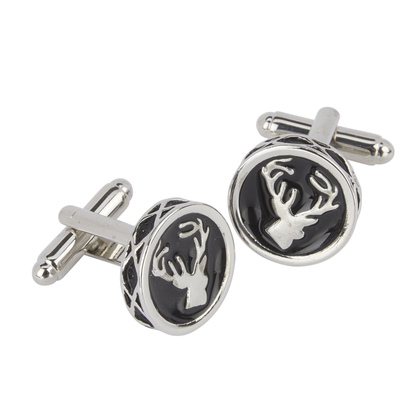 Stag Round Cufflinks