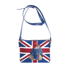 Load image into Gallery viewer, Signare Paddington Bear Union Jack Cross Body Bag
