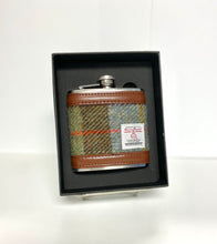 Load image into Gallery viewer, Harris Tweed Hip Flask
