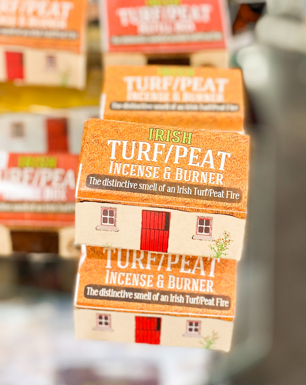 Irish Turf Peat Incense & Burner