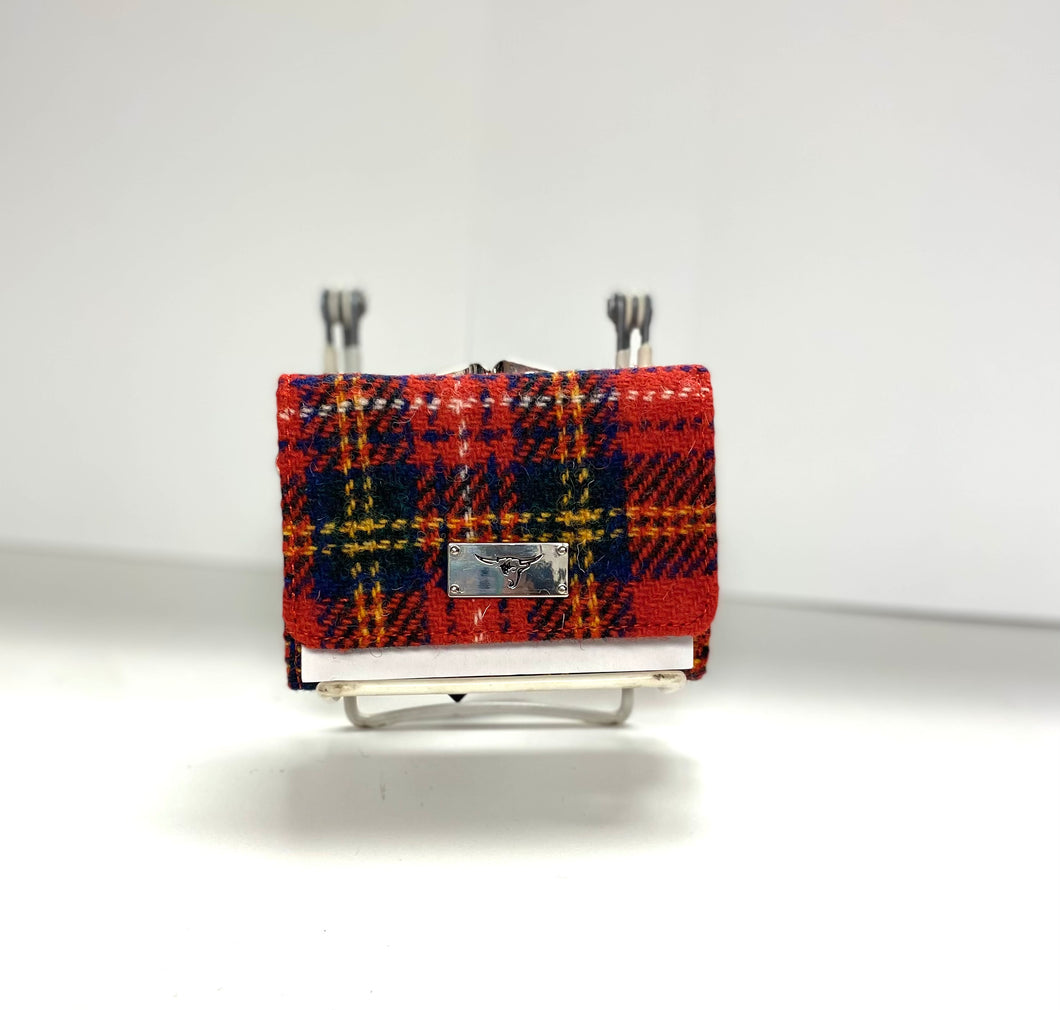 Harris Tweed Wallet- Royal Stewart Change Purse