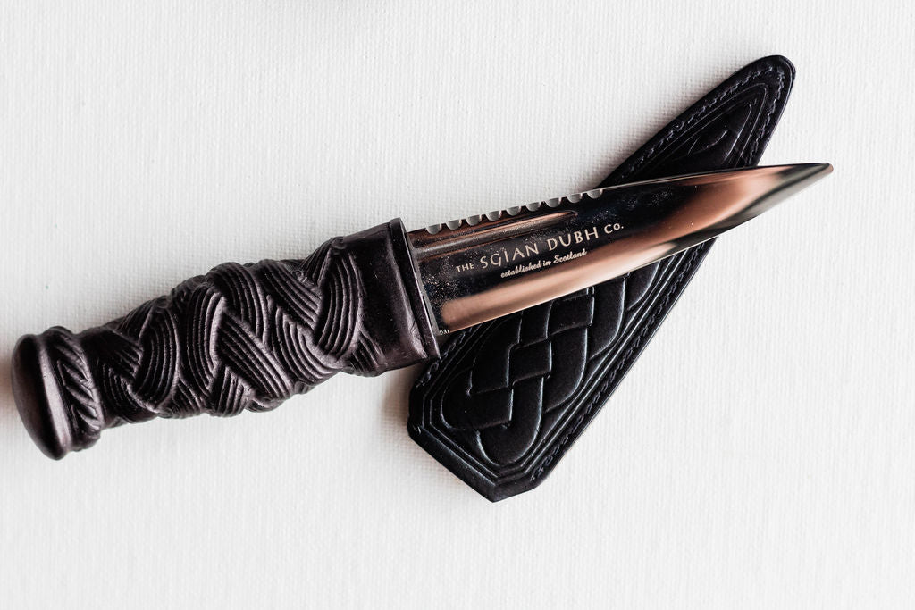 Sgian Dubh, celtic knot handle